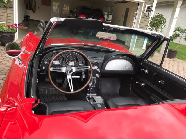 1965 Red Chevrolet Corvette