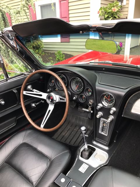 1965 Red Chevrolet Corvette