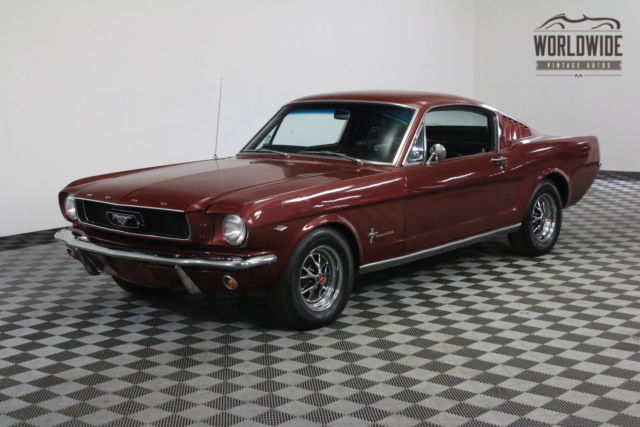 1965 Red Ford Mustang