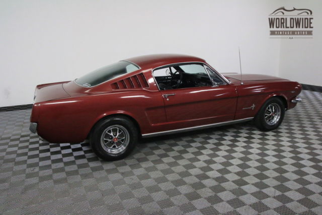 1965 Red Ford Mustang