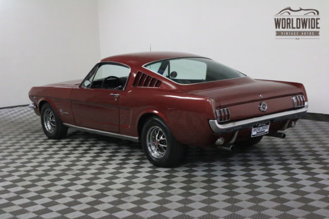 1965 Red Ford Mustang