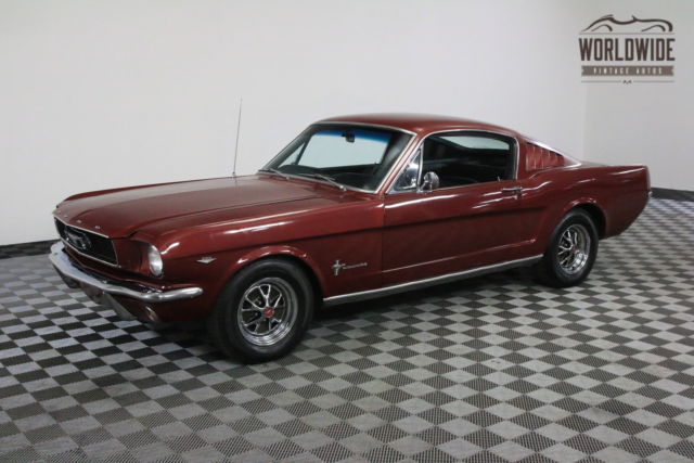 1965 Red Ford Mustang