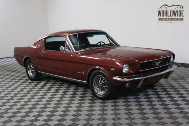 1965 Red Ford Mustang