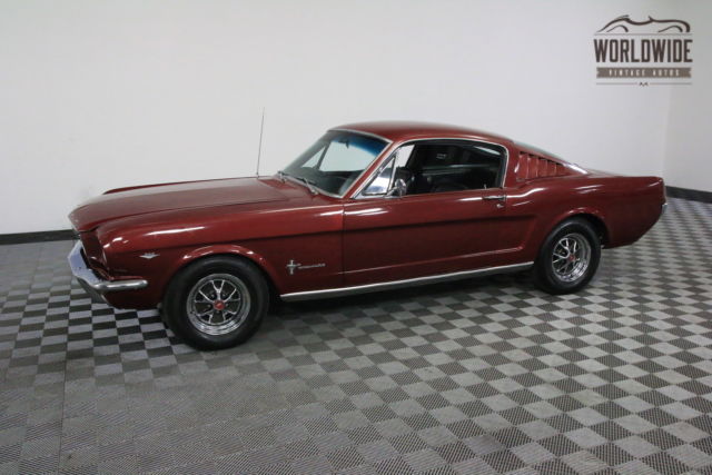1965 Red Ford Mustang