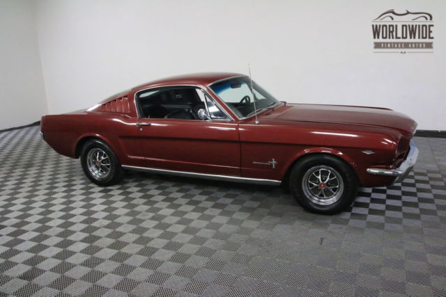1965 Red Ford Mustang