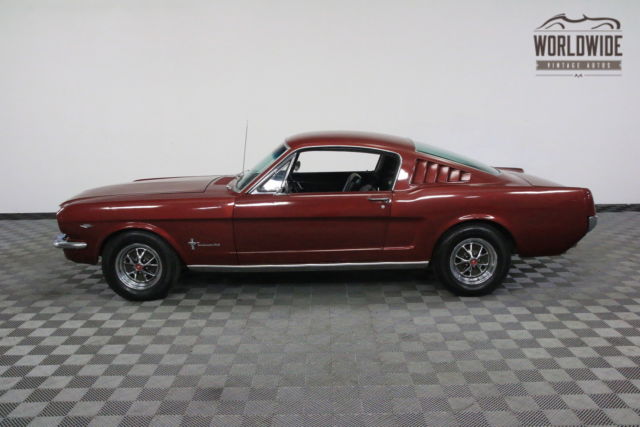 1965 Red Ford Mustang