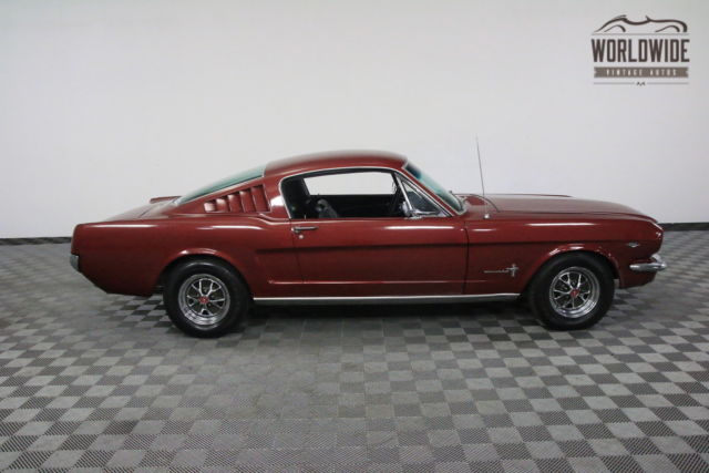 1965 Red Ford Mustang