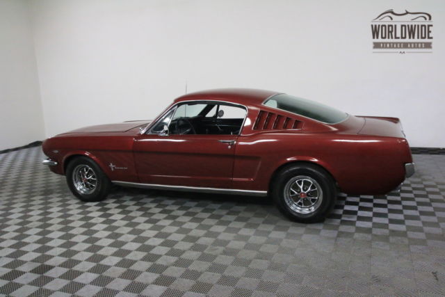 1965 Red Ford Mustang
