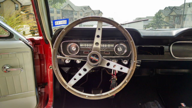 1965 Red Ford Mustang Coupe