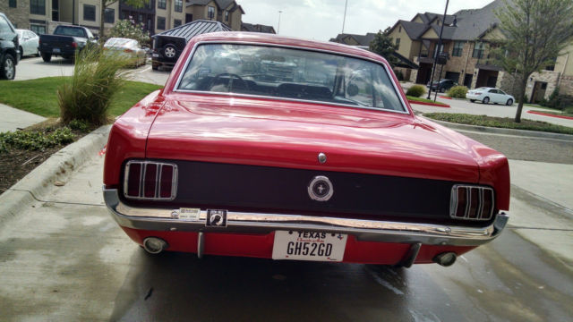 1965 Red Ford Mustang Coupe