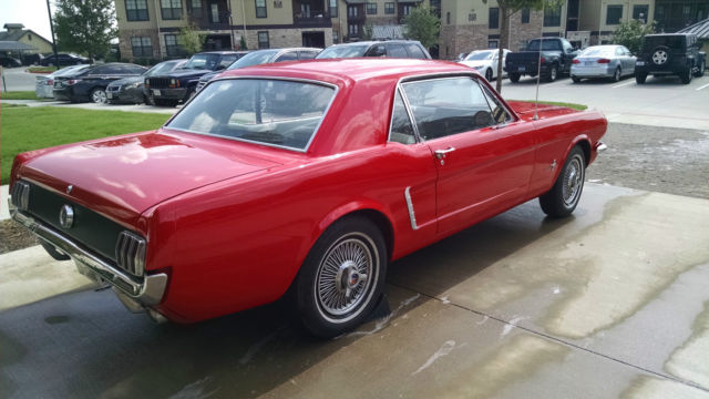 1965 Red Ford Mustang Coupe