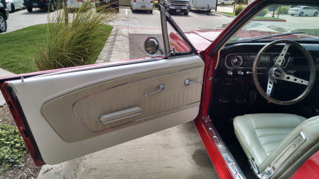 1965 Red Ford Mustang Coupe