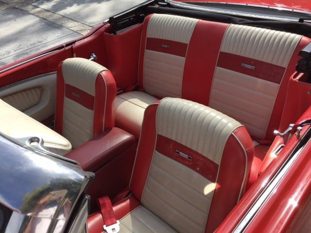 1965 Red Ford Mustang Convertible