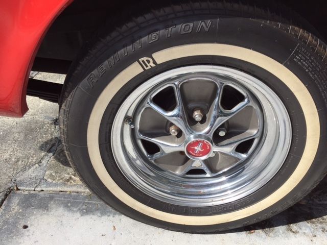 1965 Red Ford Mustang Convertible