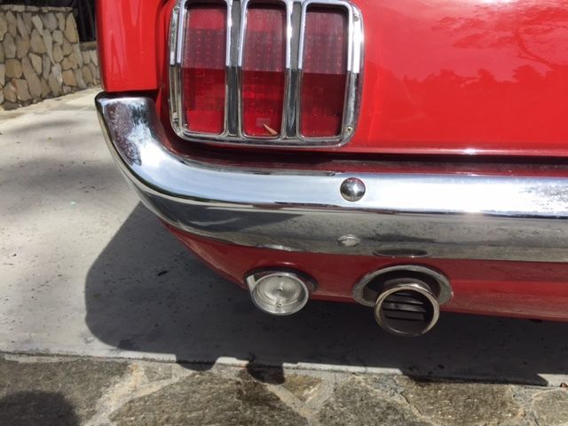 1965 Red Ford Mustang Convertible
