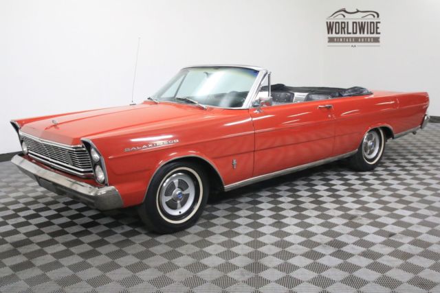 1965 Red Ford Galaxie