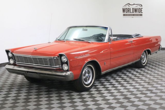 1965 Red Ford Galaxie
