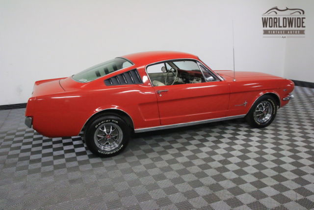 1965 Red Ford Mustang