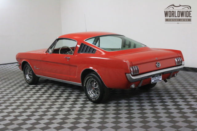 1965 Red Ford Mustang