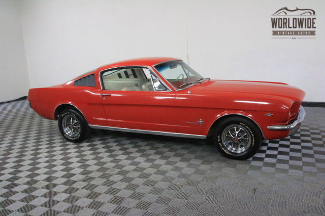 1965 Red Ford Mustang