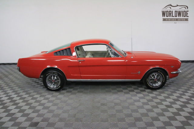 1965 Red Ford Mustang