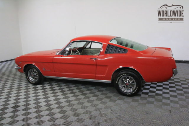 1965 Red Ford Mustang