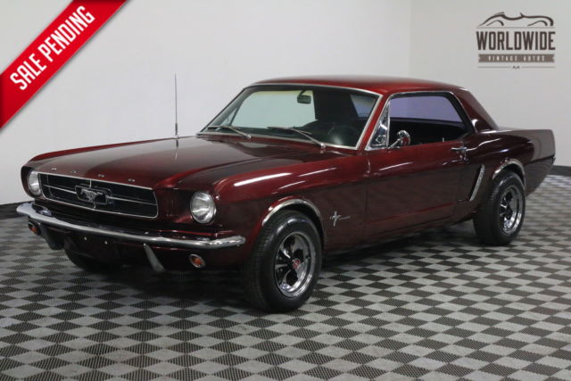 1965 Red Ford Mustang