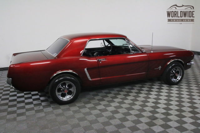 1965 Red Ford Mustang