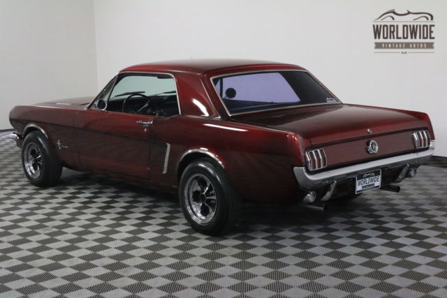 1965 Red Ford Mustang