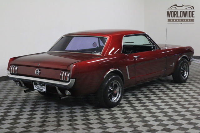 1965 Red Ford Mustang