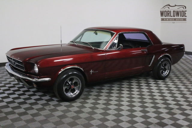 1965 Red Ford Mustang