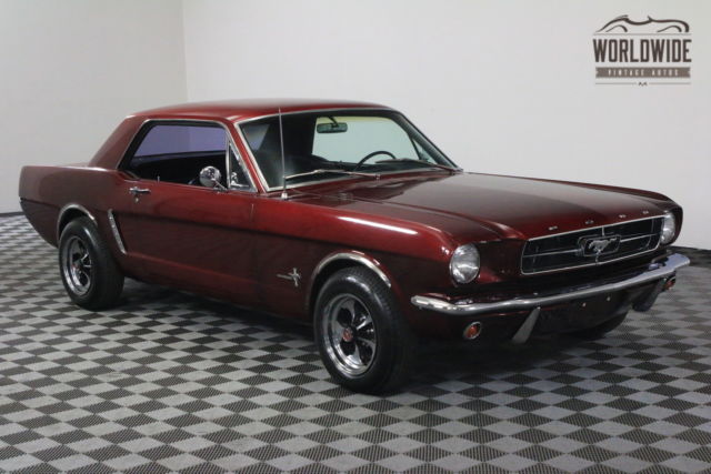 1965 Red Ford Mustang