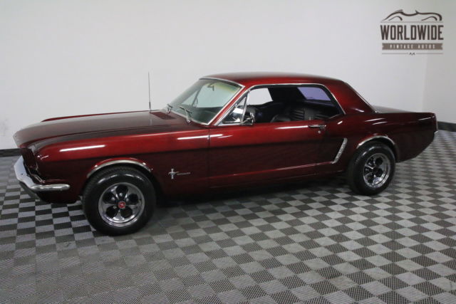 1965 Red Ford Mustang
