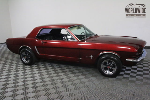 1965 Red Ford Mustang