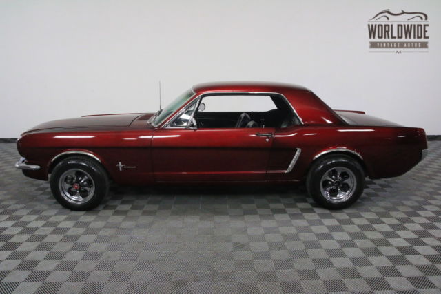 1965 Red Ford Mustang