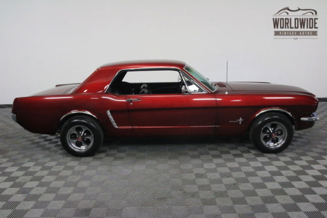 1965 Red Ford Mustang