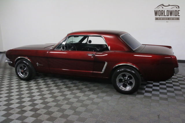 1965 Red Ford Mustang
