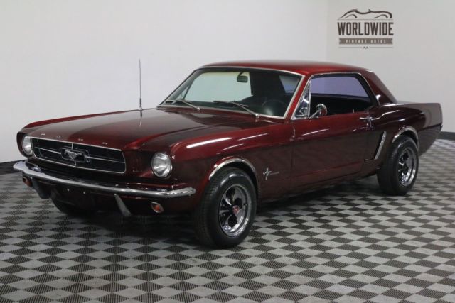 1965 Red Ford Mustang