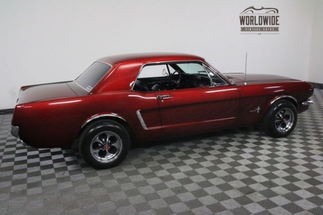 1965 Red Ford Mustang