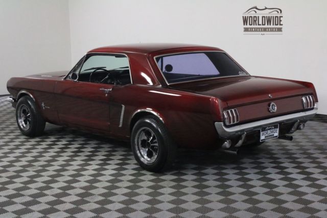 1965 Red Ford Mustang