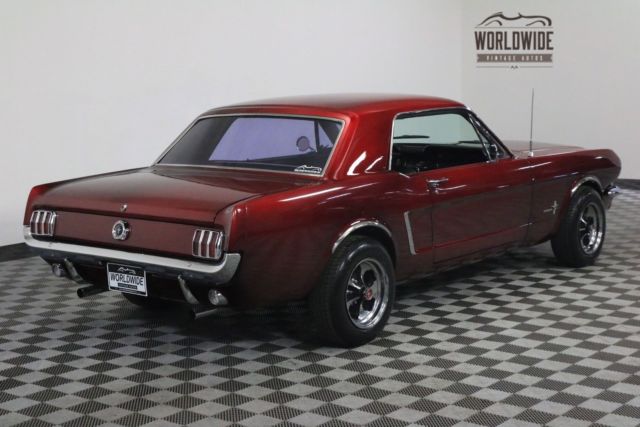1965 Red Ford Mustang