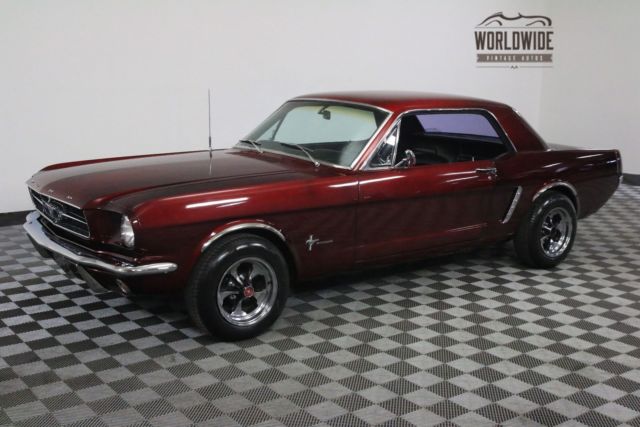 1965 Red Ford Mustang