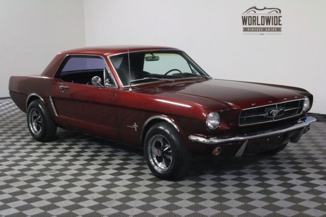 1965 Red Ford Mustang