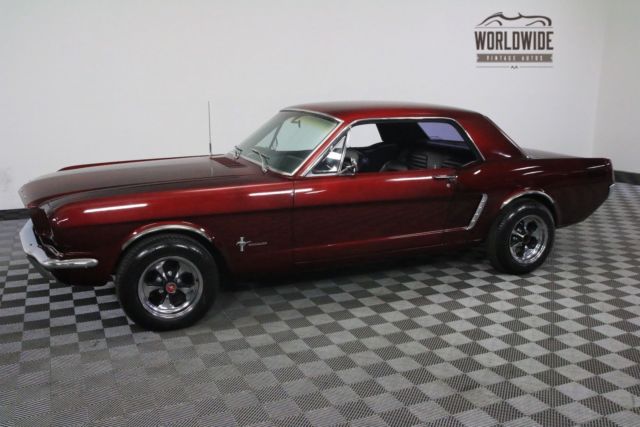 1965 Red Ford Mustang