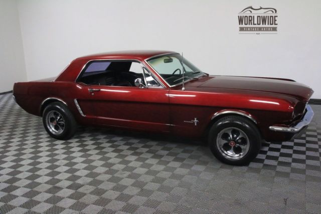 1965 Red Ford Mustang