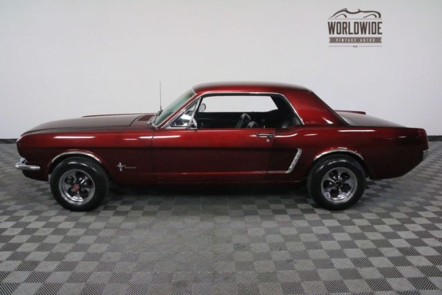 1965 Red Ford Mustang