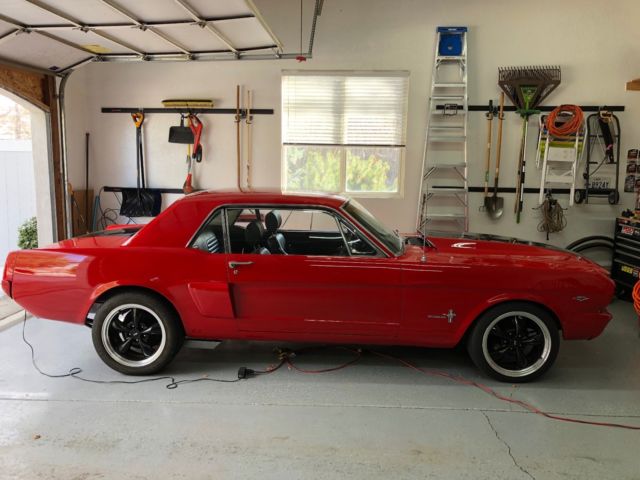 1965 Red Ford Mustang Coupe
