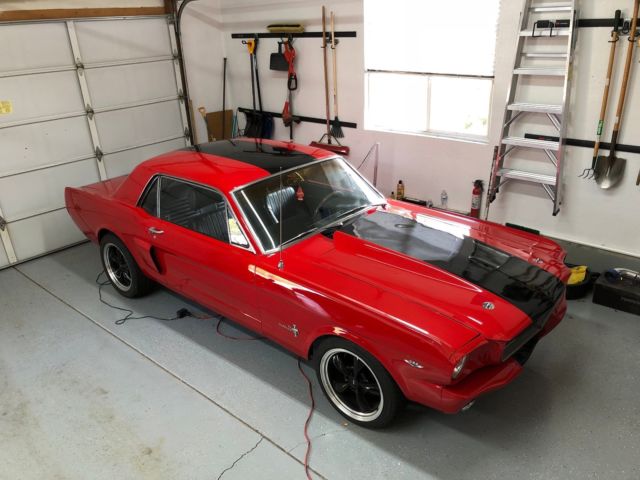 1965 Red Ford Mustang Coupe