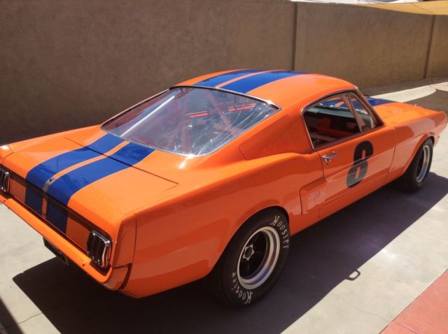 1965 Orange Ford Mustang Fastback