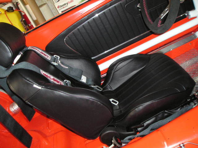 1965 Orange Ford Mustang Fastback